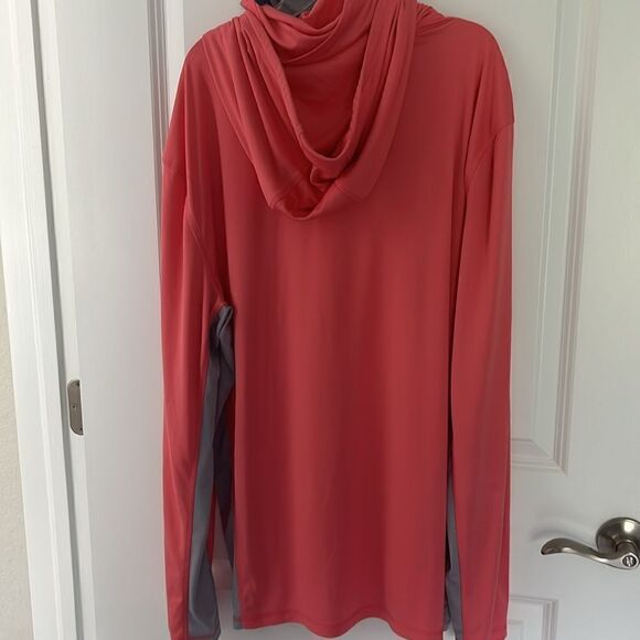 Reel Legends Performance Outfitters Coral Hoodie Attached Neck Gaitor UPF 40 - Picture 5 of 10